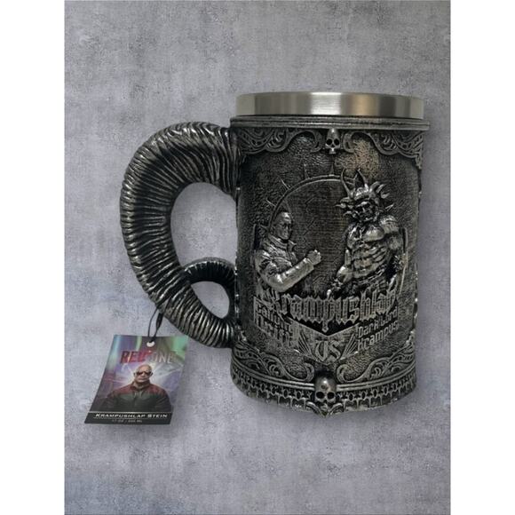 Krampus Dark Lord of Winter Stainless Steel Beer Stein Mug 17oz Christmas Demon - Picture 3 of 7